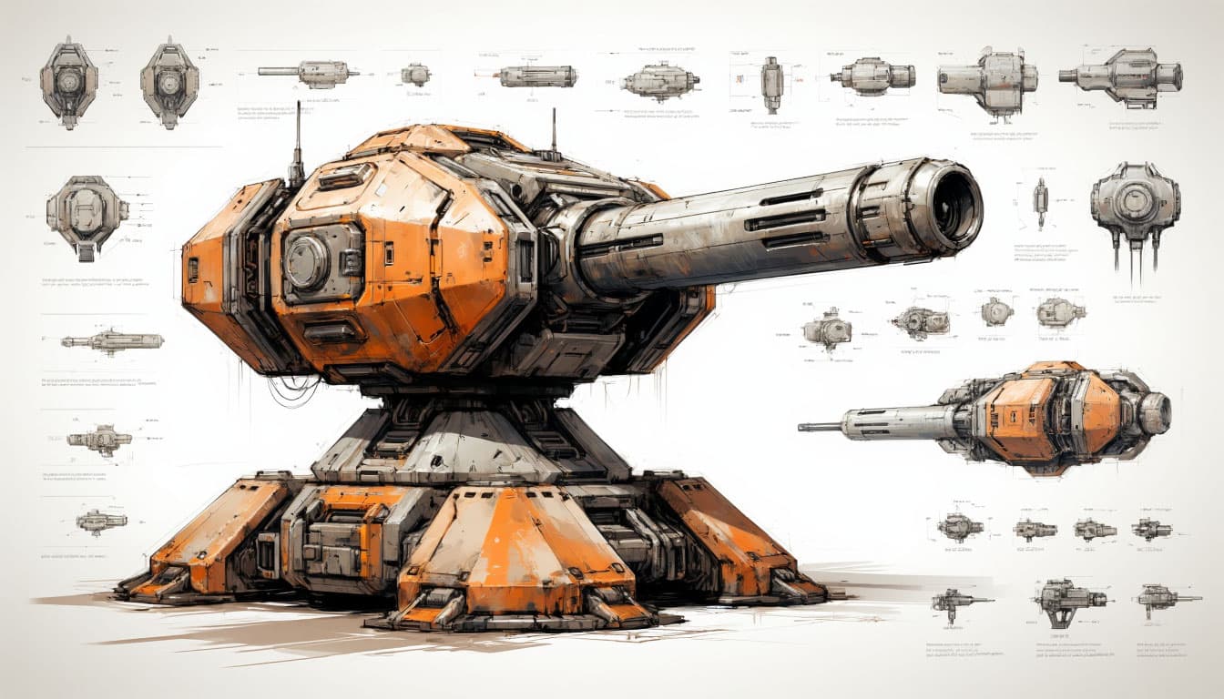 Второй концепт-арт турели